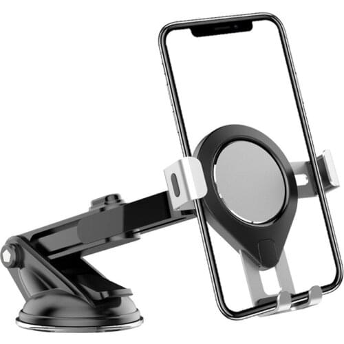 SOONHUA Car Suction Cup Mount Stand Adjustable Stretchable Dashboard Windshield Mount Phone Stand Holders