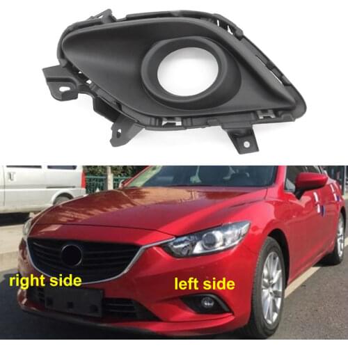 For Mazda 6 Atenza 2013 2014 2015 2016 Front Bumper Grille Fog Lights Box Frame Fog Light Cover Fog Lamp Shell