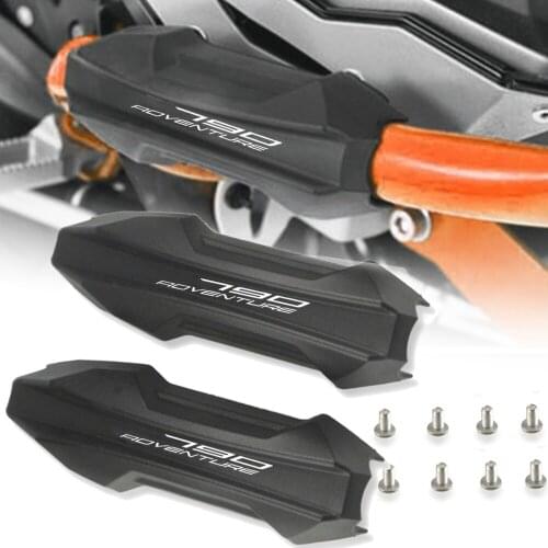 R/S 2019 2020 Motor 25MM Engine Crash Bar Protection Bumper Decorative Guard Block 790 ADV for 790adventure 790 Adventure 16