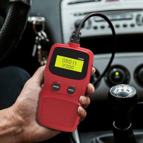 ELM327V300 OBD Code Reader OBD2 Scanner Car Check Engine Fault Lcd Diagnostic Tool Car Accessories