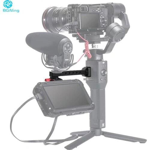 Stabilizer Monitor Expansion Bracket Pole w/ Cold Shoe Mount Adapter for Ronin S SC for zhiyun Crane3 Weebill Gimbal Support
