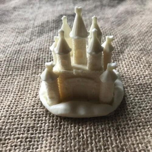 Three dimensional Castle House silicon mold decoration ornament mold Biscuit cake mold