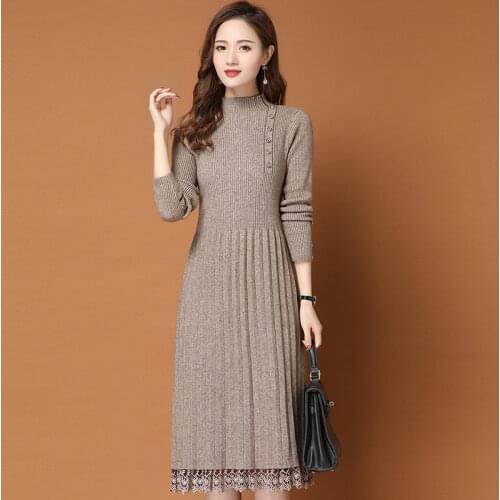 Vbpbsql Fashionable Knitted Dresses
