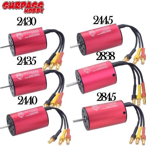 Waterproof 2430 2435 2440 2445 2838 2845 Brushless Motor for Wtloys Remo Hobby XLH Timaya Redcat 1/12 1/14 1/16 1/18 RC Car Boat