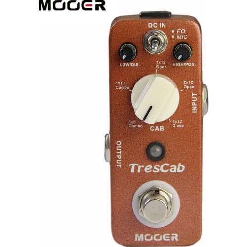 MOOER MTC1-TresCab High-quality digital Cab simulated pedal guitar effect pedal