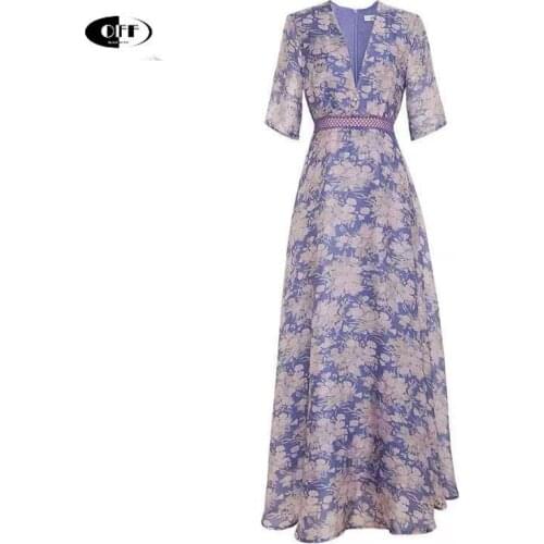 Designer Party Evening Midi Long Dresses For Women Elegant Vintage V-neck Short Sleeve Office OL Lace Up Plus Size 2XL Dress ZA