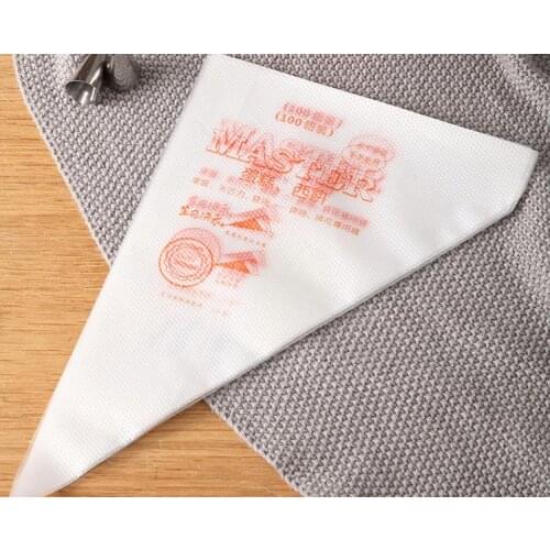 100sets 100pcs/set Small Size 17x26CM Disposable Piping Bag Icing Fondant Cake Cream Decorating Pastry Tip Tool SN382