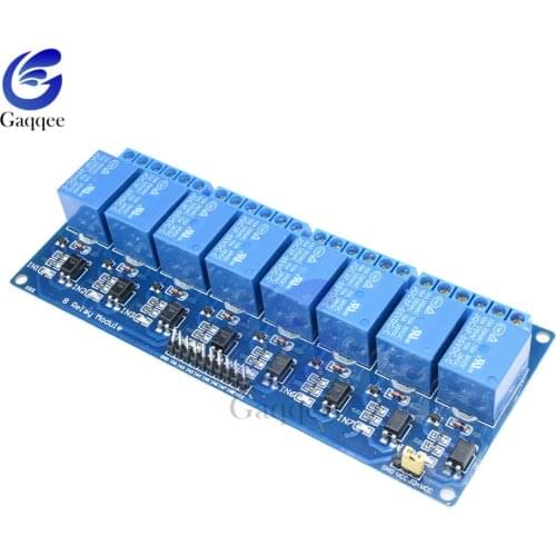 DC 5V 8 Channel Relay Module Shiled for Arduino Raspberry Pi DSP AVR PIC ARM with Optocoupler Protection Expansion Board