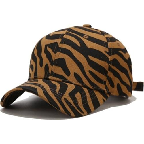 Unisex Zebra Striped Milk Cow Animal Print Baseball Cap Harajuku Hip Hop Outdoor Sun Protection Adjustable Trucker Hat
