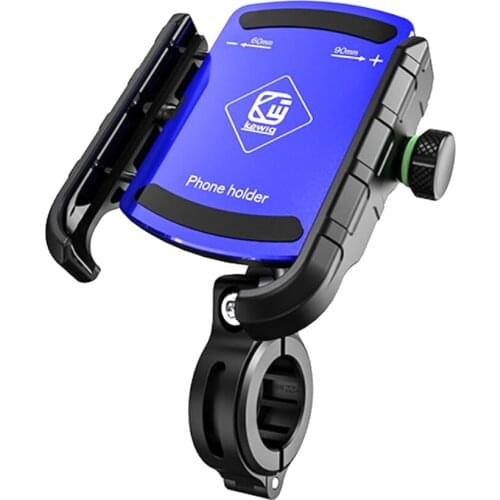 Bicycle Mobile Phone Holder Waterproof 360 Rotation Motocycle Phone Clip Wih Screw for Electric Vehicles Outdoor Mountain Bikes