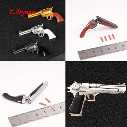 AS040 1/6 male Soldier weapon accessory mini gun Revolver Pistol Spray gun fit 12 inch Action figure jiaou doll AS045