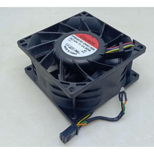 Original Sunon 8cm 8038 12V Dual ball large air fan pf80381b1-d04c-s99 server fan 42W Car DIY refitting and other heat dissipati