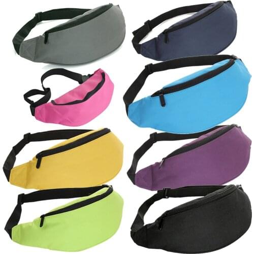 Bag Fanny Pack Hip Waist Festival Money Pouch Belt Wallet Sport Holiday Kids dark blue