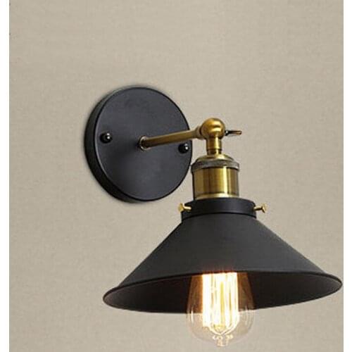 Industrial Wall lamp E27 Base Retro Attic LED Wall Lights Stairs Bathroom Iron Wall Lights