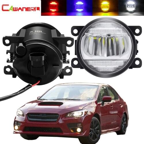 2in1 Fog Light Assembly Daytime Running Lamp For Subaru WRX 2015 2016 Car 30W 8000LM Front Bumper Fog Light DRL H11 12V