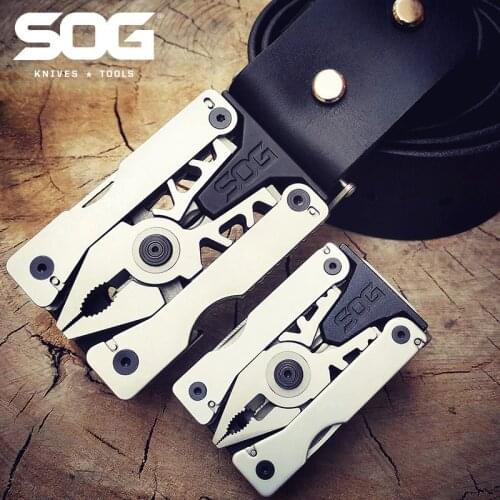 SOG Sog SYNCⅠⅡ Belt Clamp Multifunctional Folding Belt Buckle Tool Outdoor EDC Tactical Camping Survival