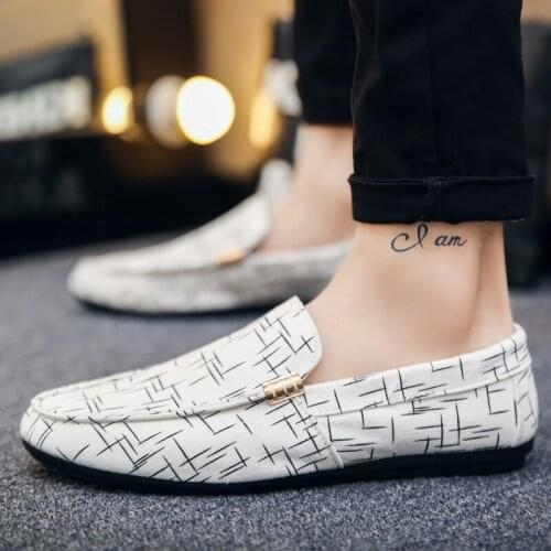 Spring Summer Shoes Men Loafers Moccasin Canvas Gommino Male Footwear Slip On Flat Driving Boat Shoes Classical Chaussure Homme