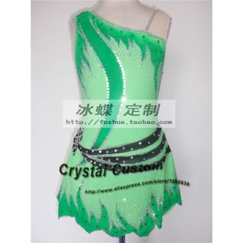 2016 Children Figure Skating Dress Fashion New Brand Vogue Figure Skating Competition Dress For Women DR3086