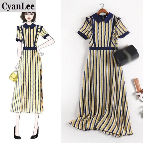 Летние платья в полоску CyanLee China At AliExpress