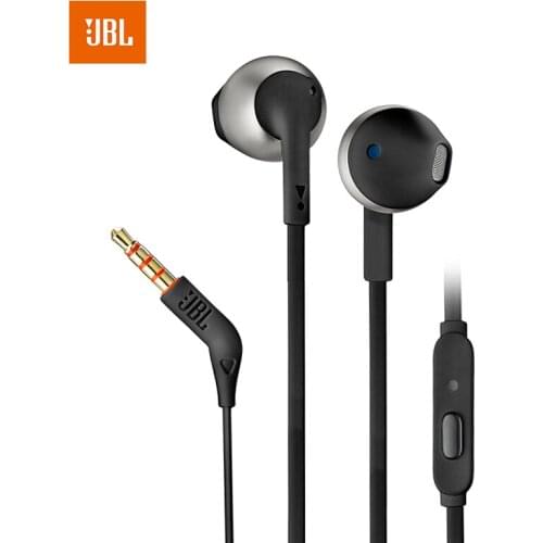 JBL T205 3.5mm Original Wired in-Ear Headphones Game Music Sport Ear phone Hands-free with Mic