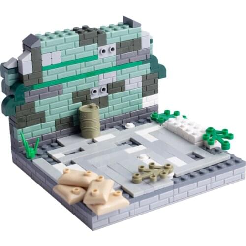 WW2 Military Building Blocks Army Figures Soldiers City Police Scenes World War 2 German British Base Special Bricks Kits Toys