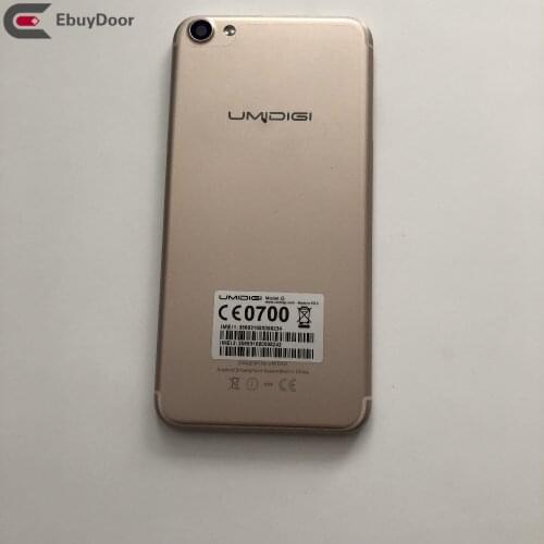Used Battery Cover Back Shell + Camera Glass Lens For Umidigi G MTK6737 Quad Core 5.0 inch HD 1280x720 Free Shipping