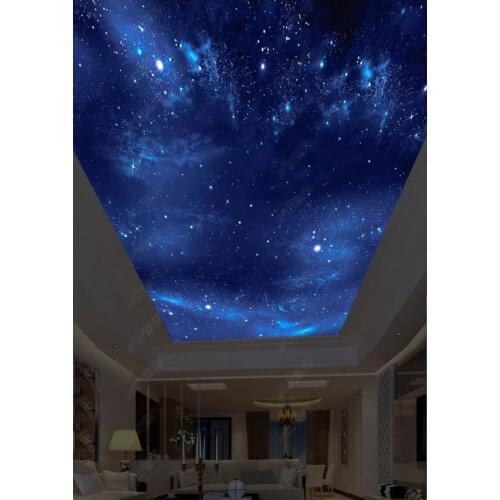 Custom ceiling mural wallpaper for walls 3 d High clear picture only beautiful sky dream ceiling painting background wall papers