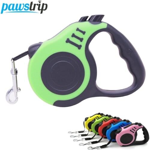 3M/5M Retractable Dog Leash Automatic Flexible Dog Leash Dogs Cat Traction Rope Leashes For Dog Nylon Leash Pet Products Walking