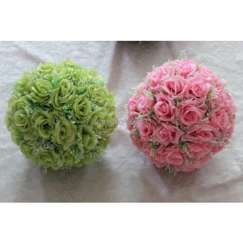 2015 New 30cm*12pcs Starry grass wedding kissing flower ball party decoraion Hotel Arcade ornaments free shipping