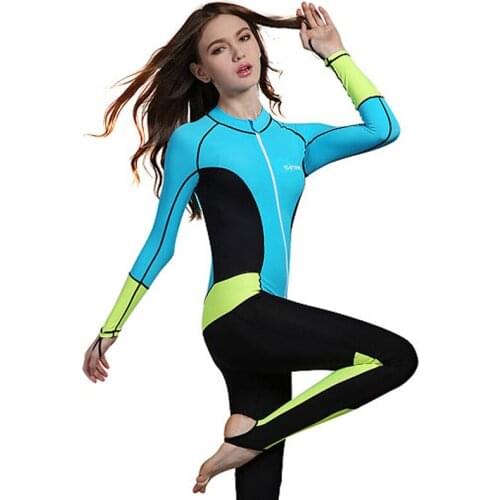 2017 New Hot Sun Protection UPF 50+ Swimsuit Rashguard One Piece Surfing Swimming Hoodies Women Lycra Swimwear Rash Guard