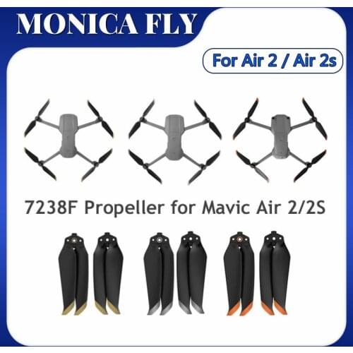 Low-Noise 7238F Propeller Quick Release Foldable Blade Props Spare Propellers for DJI Mavic Air 2S / Air 2 Drone Accessories