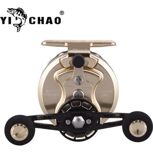 YICHAO Fishing Wheel Aluminum Alloy One-Button Switching Magnetic Slowdown Design Strong And Sturdy Fishing Wheel