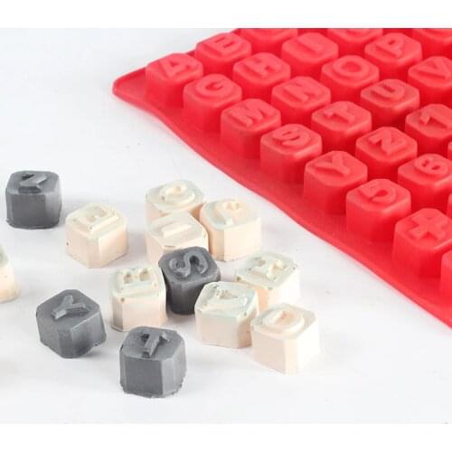 Concrete Block Silicone Mold Plaster letter Digital Mould