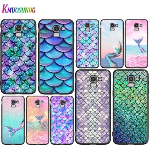 Mermaid Tail Bling For Samsung Galaxy J2 J3 J4 Core J5 J6 J7 J8 Prime duo Plus 2018 2017 2016 Silicone Phone Cover