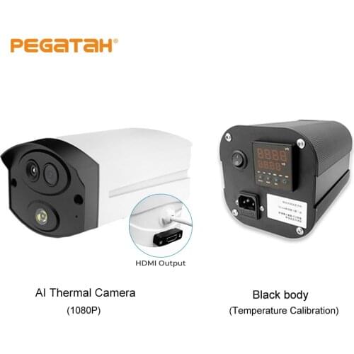 Thermal imaging IP camera Face recognition camera thermal imaging camera Fever detection camera and black body radiation source