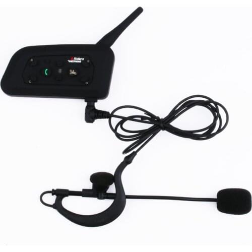 Vnetphone V4C 1200m Full-duplex Handfree Stereo Headset Bluetooth Interphone with FM radio headphone for Referee 4 User Intercom