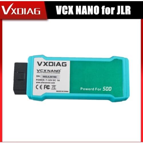 VXDIAG VCX NANO for Land Rover for Jaguar Software JLR SDD V159 WIFI Version Support Diesel and Gasoline Cars