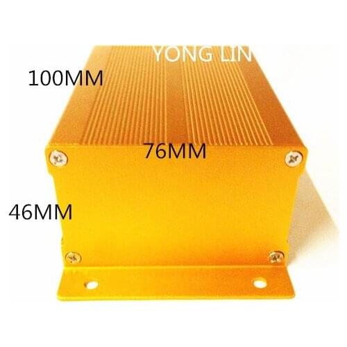 1pcs Aluminum Box76*46-100mm/junction box/Adapter housing/Aluminum qualifying box/Split aluminum/Car shell dedicated