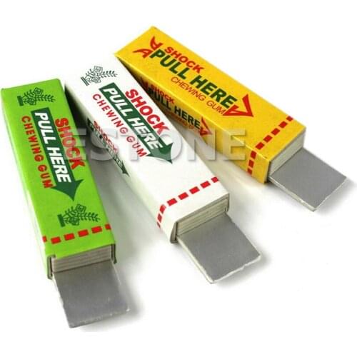 Y55B Electric Shock Chewing Gum Prank Joke Gag Trick 1PC