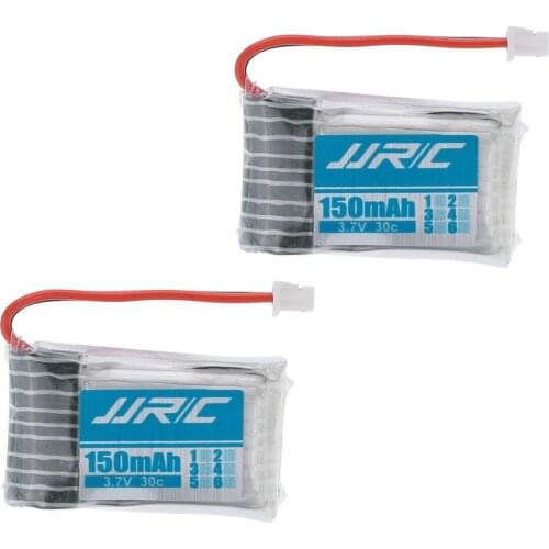 2Pcs Original JJRC H20 RC Hexacopter Part H20-04 3.7V 150mAh 30C Li-po Battery