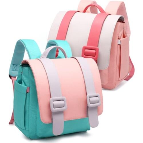 2021 Trend Popular Campus School Bags Children Candy Color Backpacks For Primary Student Girls Bag Kids Schoolbag Backpack Mochi