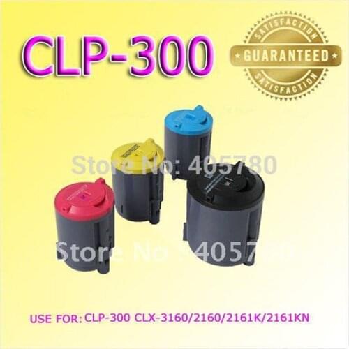 4pcs CLP-300 TONER BK/C/M/Y compatible for samsung CLX-2160N/CLP-300N/CLX-3160N