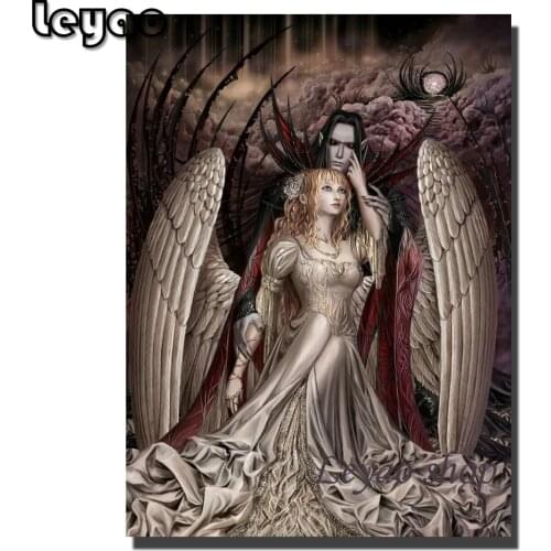 Fantasy Angel and man 5d Diamond Painting Home Decor Embroidery Cross Stitch Mosaic square/round Diamond Couple Art