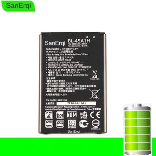 SanErqi New for LG BL-45A1H K10 LTE K425 K428 MS428 F670 K430DSF K430DSY 2300mAh Battery