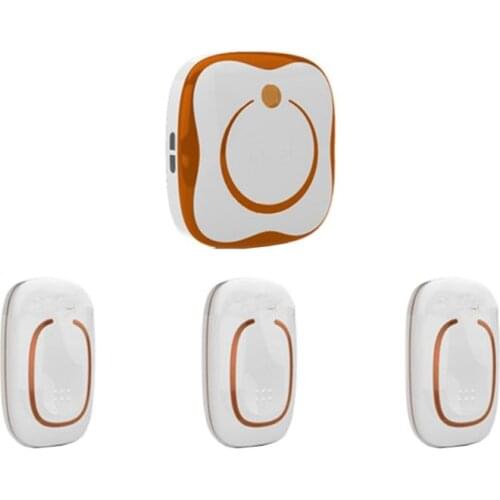 Door chime with 3 emitters+1 receivers Waterproof 280M Long-range,wireless door chime,wireless bell,door bell,48 melodies bell