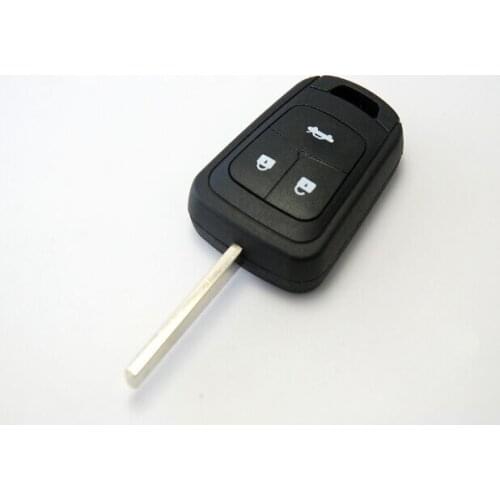 20PCS/lot For Chevrolet Aveo Remote Key Shell Case 3 Button Car Alarm Housing Keyless Entry Fob Key Cover(With Logo)