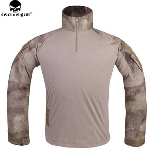 EMERSONGEAR G3 Airsoft Suit Combat ShIr't Tactical Uniform Hunting Camouflage Clothes Atacs EM8595