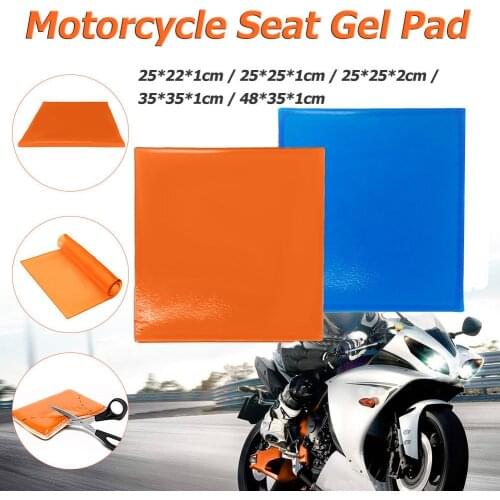 Motorcycle Seat Gel Pad Shock Absorption Mat Comfortable Cushion Motorbike Bike Seat Cushion Elastic Mat Moto Accessories