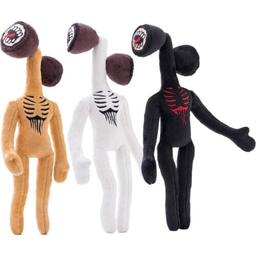 25/40cm Anime Siren Head Plush Toy Sirenhead Stuffed Animals Doll Horror Black Cartoon Cat Peluches Toys for Kids Christmas Gift