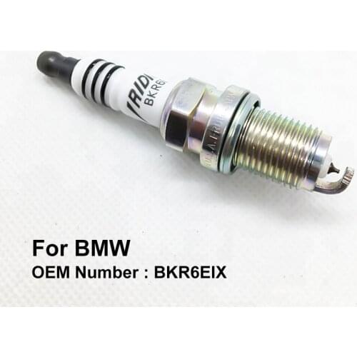 COWTOTAL Iridium Spark Plug for BMW 3 Series 5 Series OE BKR6EIX ( Pack of 4 )